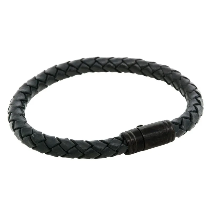 By Billgren Läder, dubbel, brun/grå – 8216>Armband Best