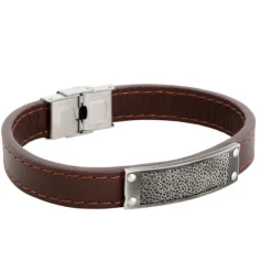 By Billgren Läder, Pattern, Brun – 8178>Armband Sale