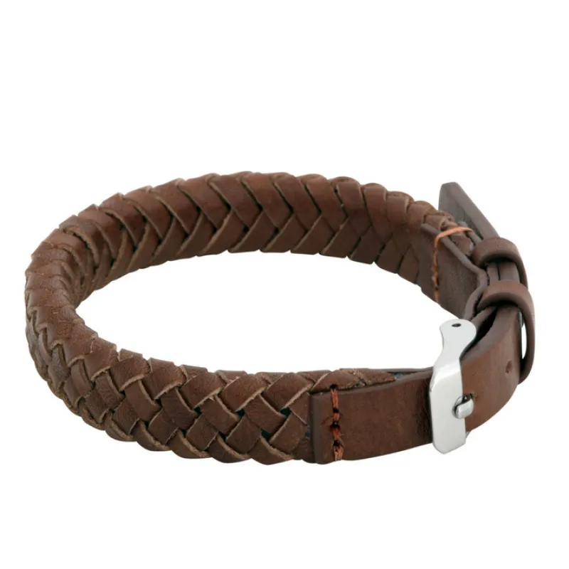 By Billgren Läder, spänne, brunt – 8182>Armband New