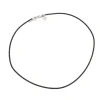 Läderhalsband, Flätat, Svart – 9171>By Billgren Online