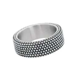 Ring, pattern, silver – 5625>By Billgren Discount