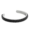By Billgren Stål, läder, svart – 8165>Armband Best