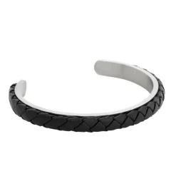 By Billgren Stål, läder, svart – 8165>Armband Best