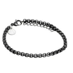 By Billgren Stål, mörkgrå/silver – 8103>Armband Sale
