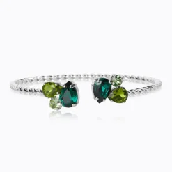 Caroline Svedbom Alisia Armband / Green Combo (Rhodium)>Caroline Svedbom Armband Hot