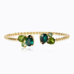 Caroline Svedbom Alisia Armband / Green Combo (Gold)>Caroline Svedbom Armband Discount