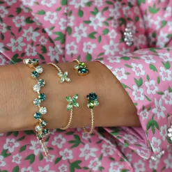 Caroline Svedbom Alisia Armband / Green Combo (Gold)><noscript><img width=