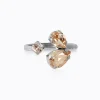Caroline Svedbom Alisia Ring / Golden Combo (Rhodium)>Caroline Svedbom Ringar New