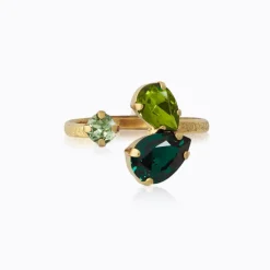 Alisia Ring / Green Combo (Gold)>Caroline Svedbom Best