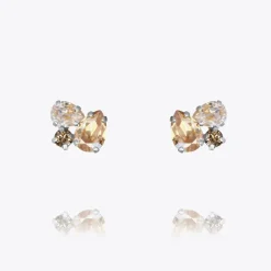 Alisia Örhängen/ Greige Combo (Rhodium)>Caroline Svedbom Hot