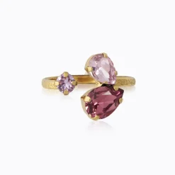 Alisia Ring / Violet Combo (Guld)>Caroline Svedbom Online