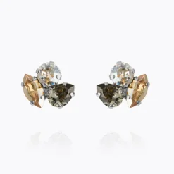 Ana örhängen, Black Golden Combo – Rhodium>Caroline Svedbom Clearance