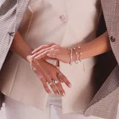Ana Ring / Golden Combo (Rhodium)>Caroline Svedbom New