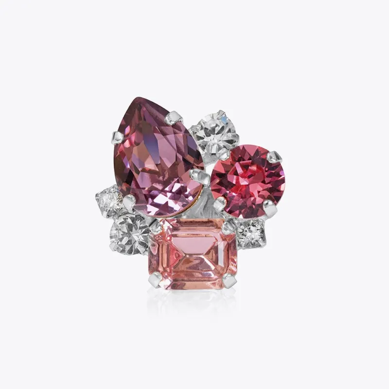 Angelina Ring / Iris Combo (Rhodium)>Caroline Svedbom Hot
