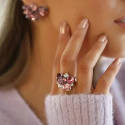 Angelina Ring / Iris Combo (Rhodium)>Caroline Svedbom Hot