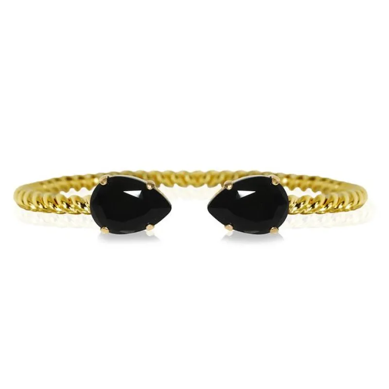 Mini Drop Guld / Jet>Caroline Svedbom Armband Discount