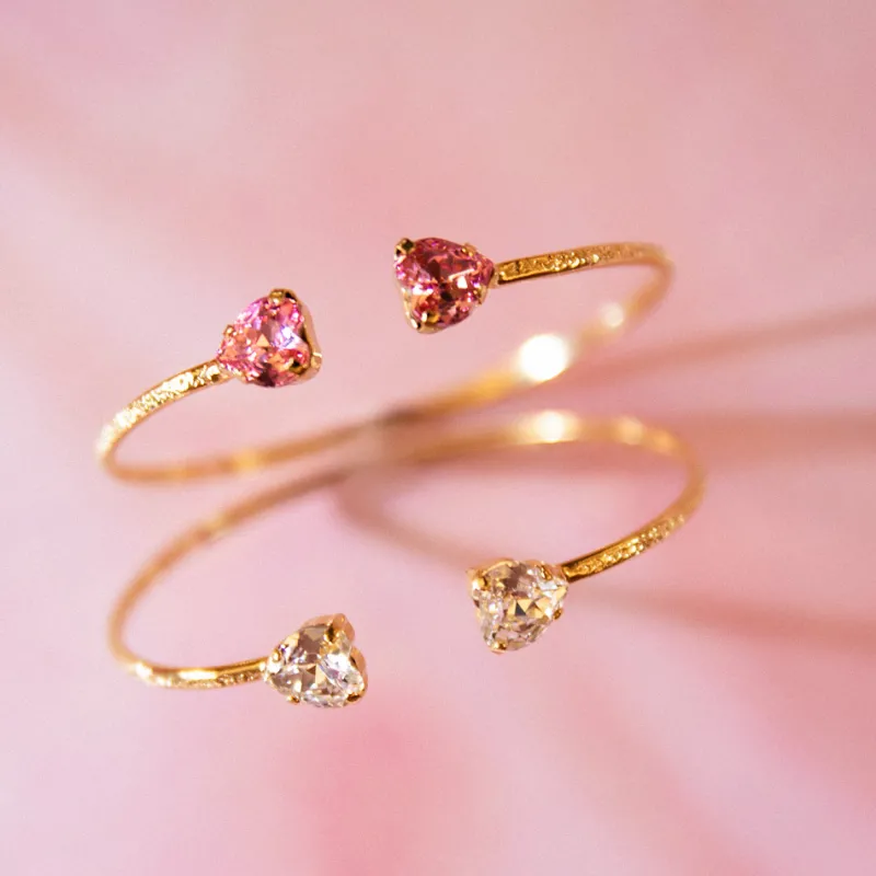 Heart Guld / Crystal>Caroline Svedbom Armband New