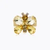 Butterfly Ring / Yellow Combo (Guld)>Caroline Svedbom New