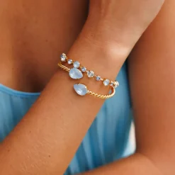 Caroline Svedbom Calanthe Armband / Sky Combo (Rhodium)>Caroline Svedbom Armband Clearance