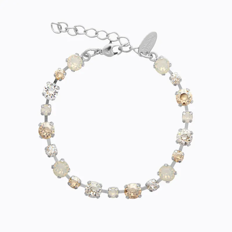 Caroline Svedbom Calanthe Armband Rhodium / White Combo>Caroline Svedbom Armband Best
