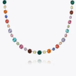 Calanthe Halsband/ Rainbow Combo (Guld)>Caroline Svedbom Clearance