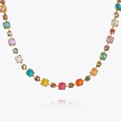 Calanthe Halsband / Flower Combo (Rhodium)><noscript><img width=