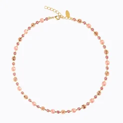 Calanthe Halsband/ Flamingo Combo (Guld)>Caroline Svedbom New