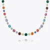 Calanthe Halsband/ Rainbow Combo (Rhodium)>Caroline Svedbom Clearance