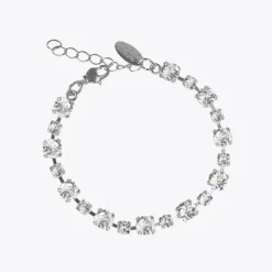 Caroline Svedbom Calanthe Armband Rhodium / Crystal>Caroline Svedbom Armband