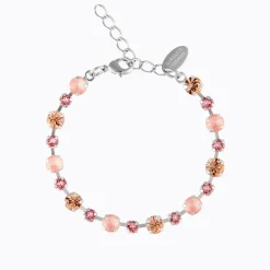 Caroline Svedbom Calanthe Armband/ Flamingo Combo (Rhodium)>Caroline Svedbom Armband Online