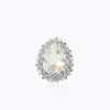 Classic Gemma Ring Crystal – Rhodium>Caroline Svedbom
