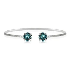 Caroline Svedbom Classic Petite Armband Rhodium / Light Turquoise>Caroline Svedbom Armband Outlet