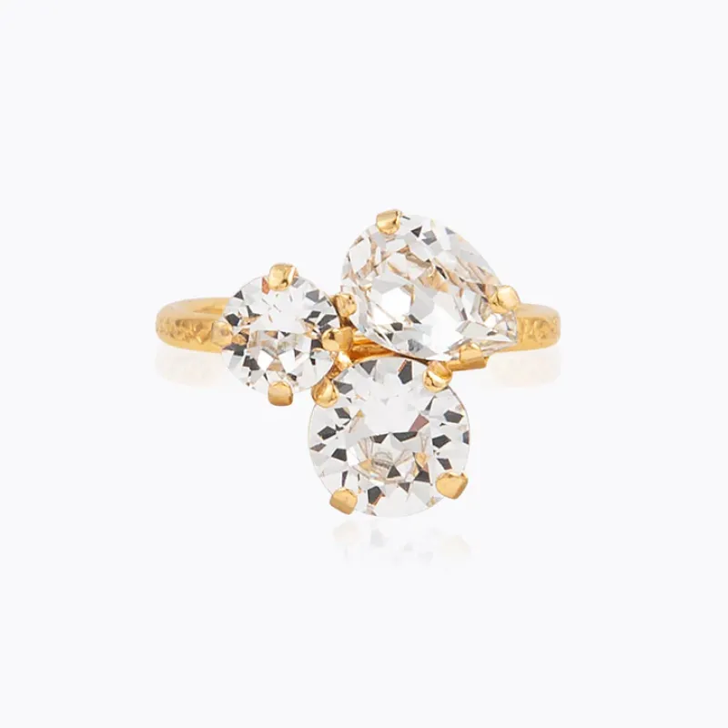 Colette Ring / Crystal (Guld)>Caroline Svedbom Best
