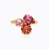 Colette Ring / Coral Combo (Guld)>Caroline Svedbom Clearance