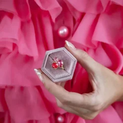 Colette Ring / Coral Combo (Guld)>Caroline Svedbom Clearance