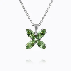 Crystal Star Halsband / Peridot (Rhodium)>Caroline Svedbom Best
