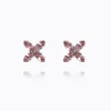 Crystal Star Örhängen / Light Amethyst (Rhodium)>Caroline Svedbom New