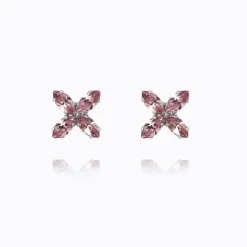 Crystal Star Örhängen / Light Amethyst (Rhodium)>Caroline Svedbom New