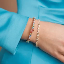 Caroline Svedbom Crystal Navette Armband/ Crystal (Guld)><noscript><img width=
