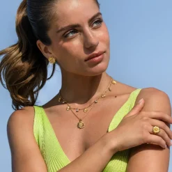 Daisy Ring / Crystal (Guld)><noscript><img width=