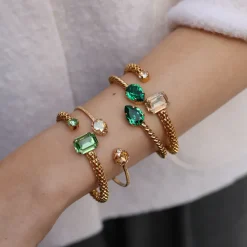 Caroline Svedbom Daria Armband / Peridot (Guld)><noscript><img width=