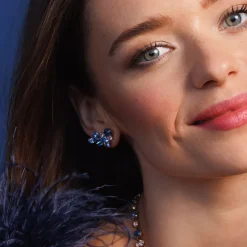 Caroline Svedbom Demi Örhängen/ Blue Combo (Rhodium)><noscript><img width=