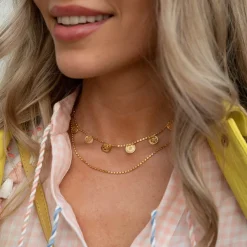 Diamond Short Chain (Guld)><noscript><img width=