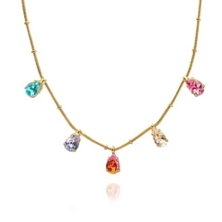 Estelle Halsband (Guld) / Rainbow Combo>Caroline Svedbom Best