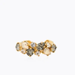 Gabriella Ring, Black Golden Combo – Guld>Caroline Svedbom Online
