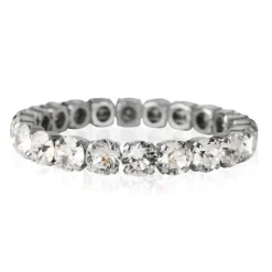 Caroline Svedbom Gia Stretch Armband Rhodium / Crystal>Caroline Svedbom Armband Discount