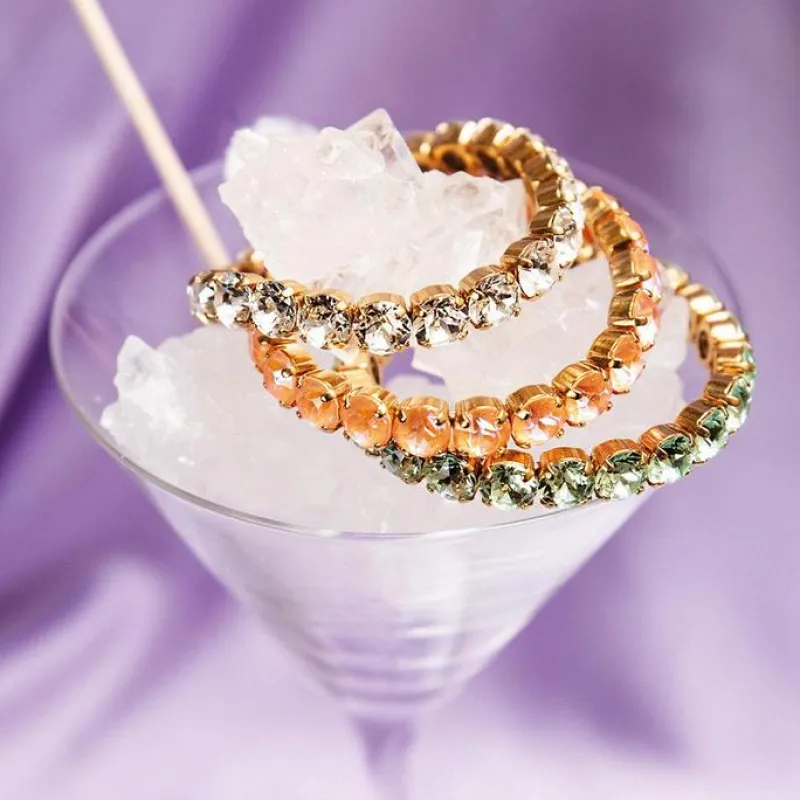 Caroline Svedbom Gia Stretch Armband Guld / Crystal>Caroline Svedbom Armband Online