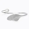 Caroline Svedbom Golden Leaf Armband/ Pearl (Rhodium)>Caroline Svedbom Armband New