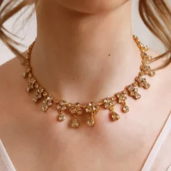 Caroline Svedbom Grand Entrence Halsband / Crystal (Rhodium)>Bridal Collection Discount
