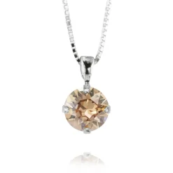Halsband Classic Stud Golden Shadow (Rhodium)>Caroline Svedbom Hot